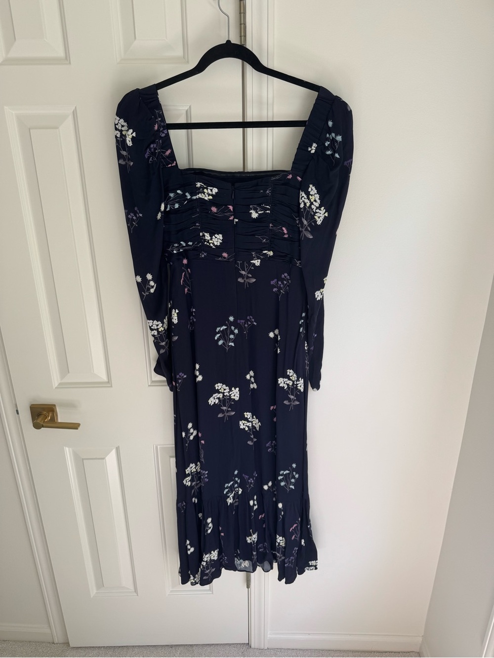 Self Portrait Vintage Floral Midi Dress Size 4